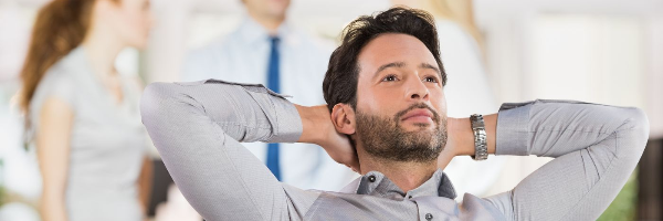 Body Language Arms Behind Head Male