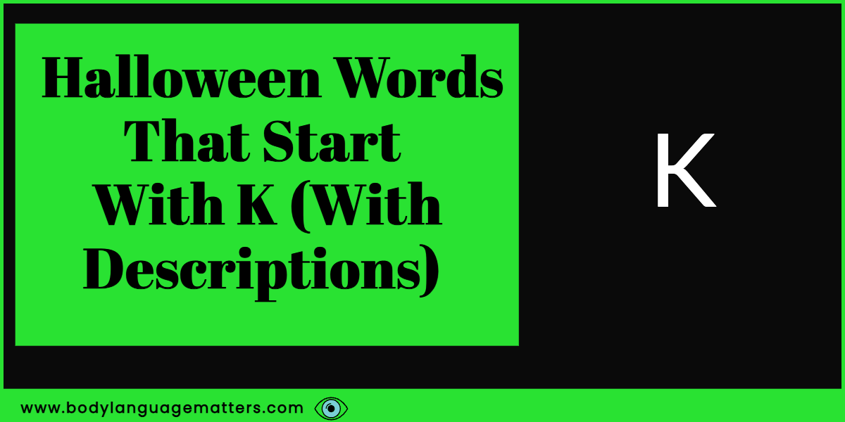 91 Halloween Words That Start With K (With Definitions)