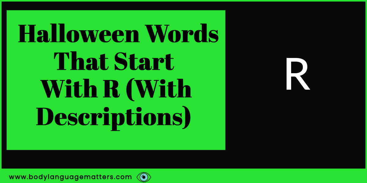 Halloween Themed Words That Start With L