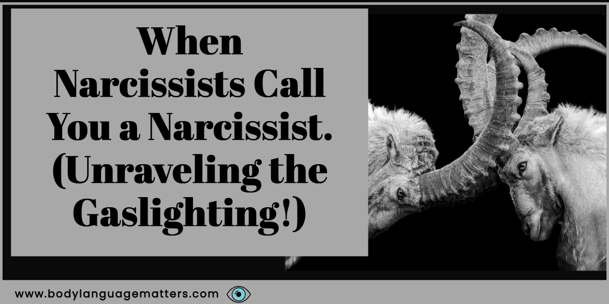 When Narcissists Call You a Narcissist (Everyone else Gaslighting)
