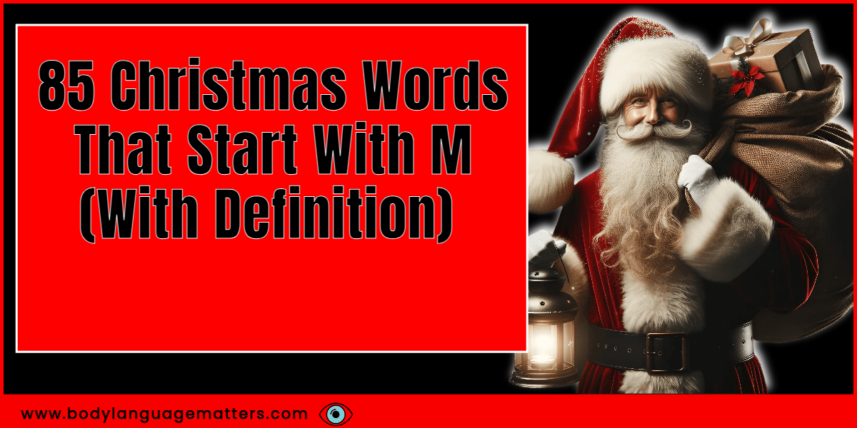 85 Christmas Words That Start With M (With Definition)