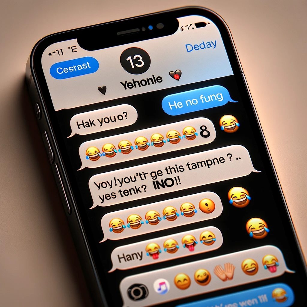 text message being funny iphone 