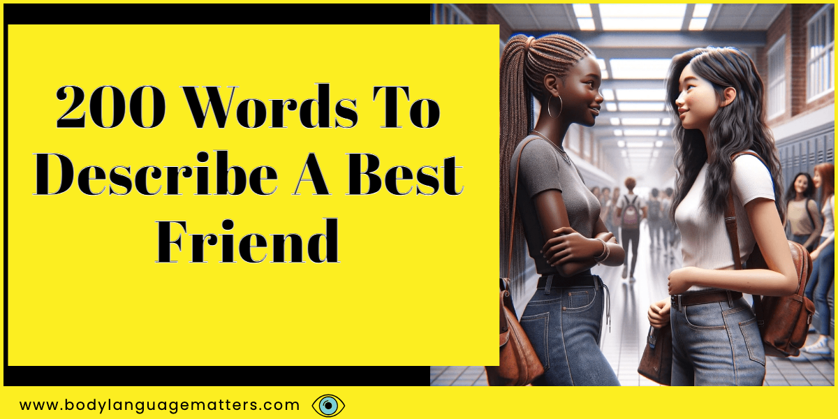 200 Words To Describe A Best Friend